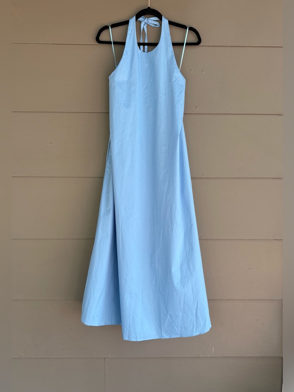 Tuckernuck Pomander Place Breakers Blue Lyle Halter Maxi Dress - Picture 4 of 15